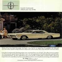 Lincoln Continental Advertisement in January 1966 National Geographic Magazine